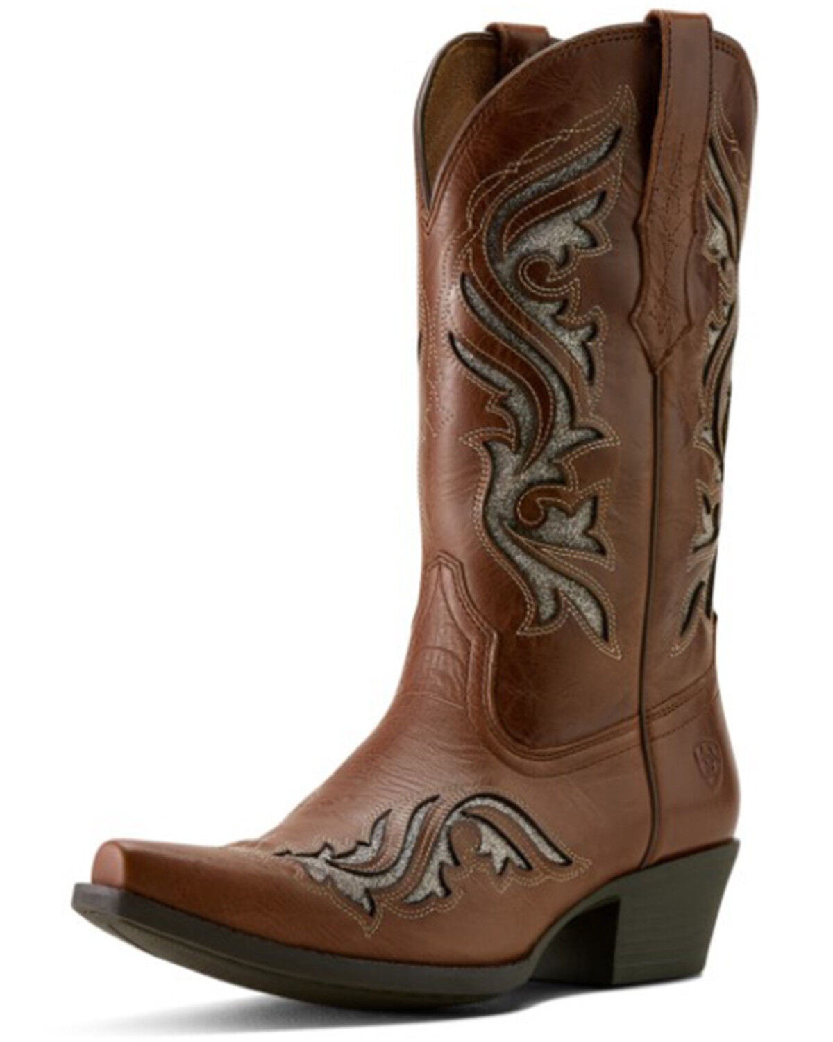 Image #2 - Ariat Women's Heritage Bliss Western Boots - Snip Toe, Brown, hi-res
