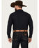 Image #4 - Gibson Trading Co Men's Southside Long Sleeve Snap Western Shirt, Navy, hi-res