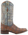Image #2 - Ferrini Men's Ostrich Patchwork Exotic Western Boots - Broad Square Toe, Kango, hi-res