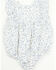 Image #3 - Yura Infant Girls' Printed Puff Sleeve Onesie, Blue, hi-res