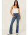 Image #1 - Idyllwind Women's Legend Medium Wash High Rise Bootcut Hold It In Extreme Stretch Denim Jeans, Medium Wash, hi-res