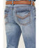 Cody James Men's Dodge City Light Wash Relaxed Boot Stretch Denim Jeans, Light Medium Wash, hi-res