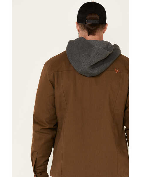 Image #4 - Hawx Men's Bronson Layered Hooded Insulated Work Shirt Jacket  , , hi-res