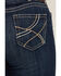 Ariat Women's R.E.A.L. Dark Wash Mid Rise Everlee Stretch Straight Jeans - Plus , Dark Wash, hi-res