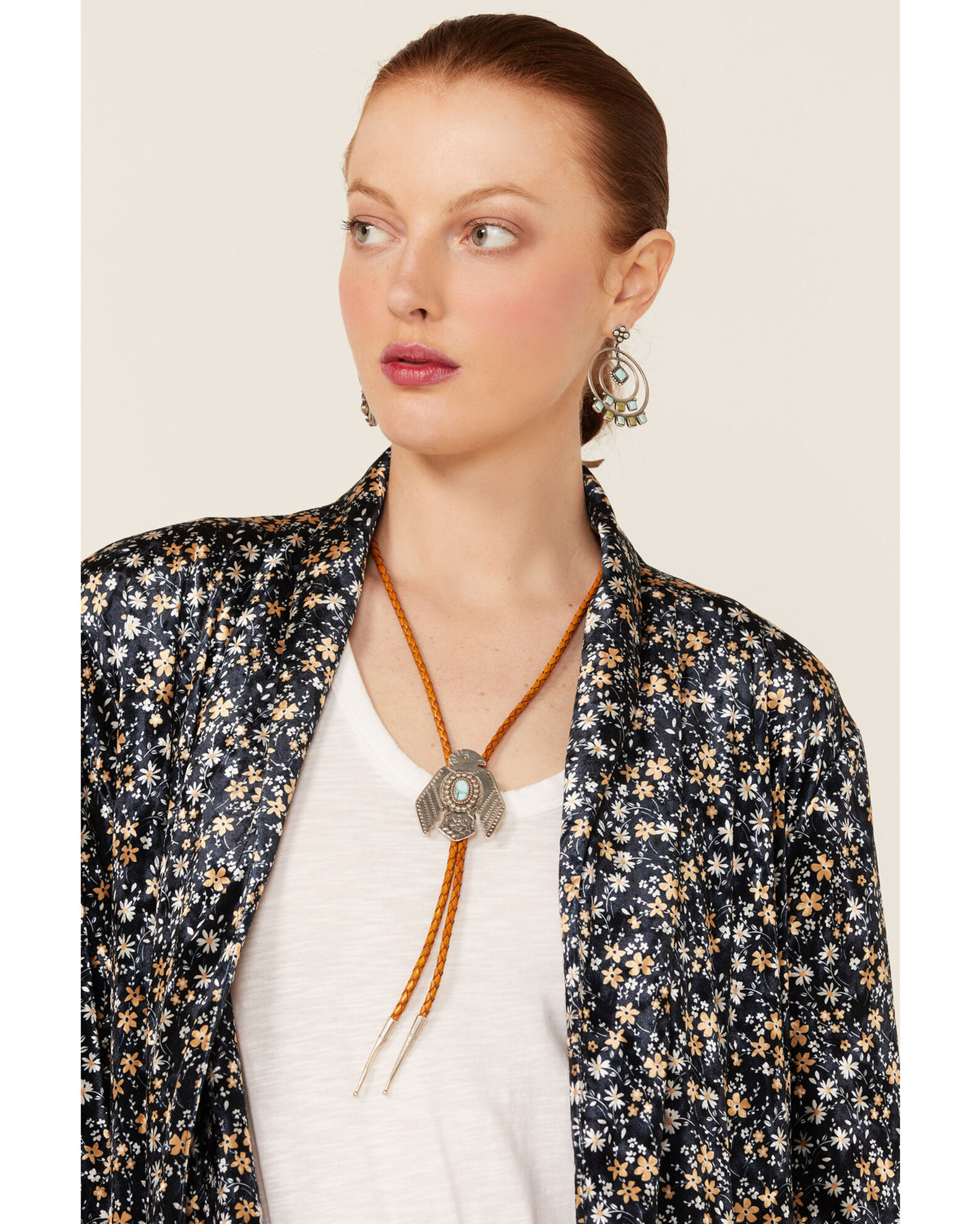 Women's bolo best sale tie necklace