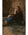 Image #1 - Idyllwind Women's Rust Blue Grass Faux Suede Fringe Jacket , , hi-res