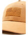 H3 Sportgear Men's Flag Embroidered Ball Cap , Brown, hi-res
