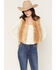 Image #1 - Shyanne Women's Faux Fur Vest, Cream, hi-res
