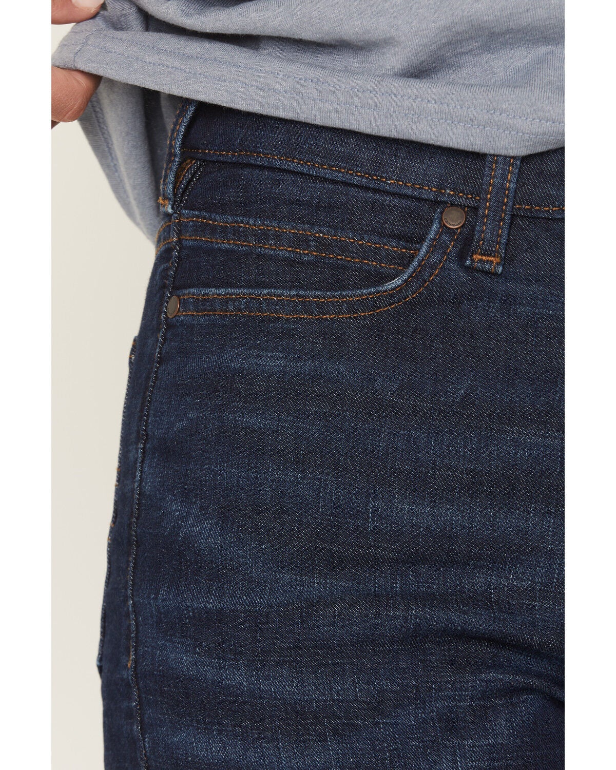 Image #2 - Carhartt Women's Tiller Stretch Denim Jeans, Dark Wash, hi-res