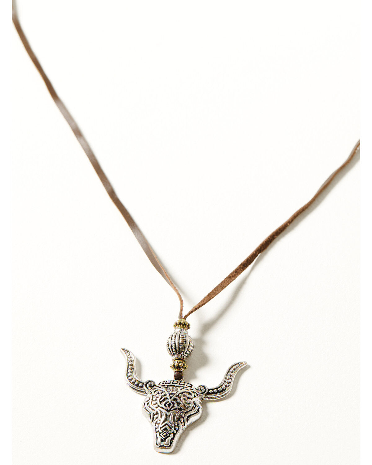 Image #1 - Shyanne Women's Sierra Winter Longhorn Necklace, Multi, hi-res
