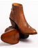 Image #5 - Shyanne Women's Millie Floral Embroidered Booties - Round Toe, Brown, hi-res