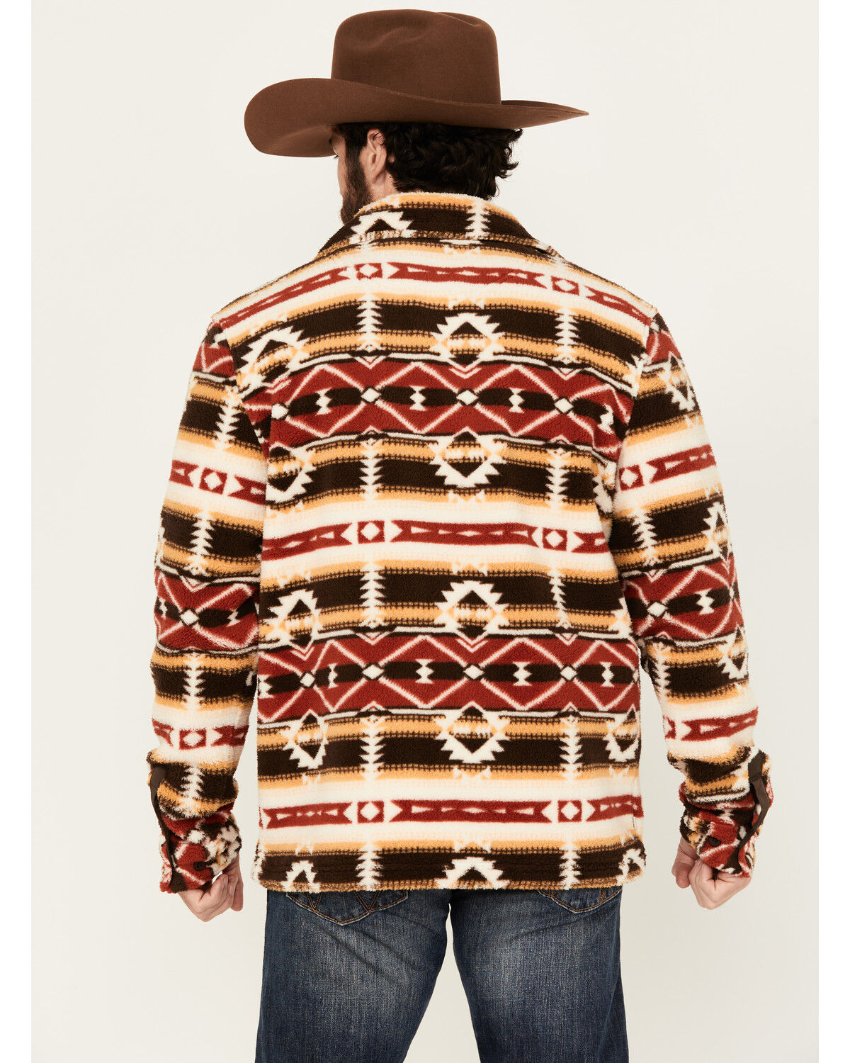 Image #4 - Kimes Ranch Men's Maxwell Southwestern Print Zip-Up Jacket, Brown, hi-res