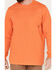 Image #3 - Hawx Men's Forge Long Sleeve Pocket T-Shirt, Orange, hi-res