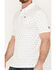 Hooey Men's Hot-Shot Mini Logo Print Polo, White, hi-res