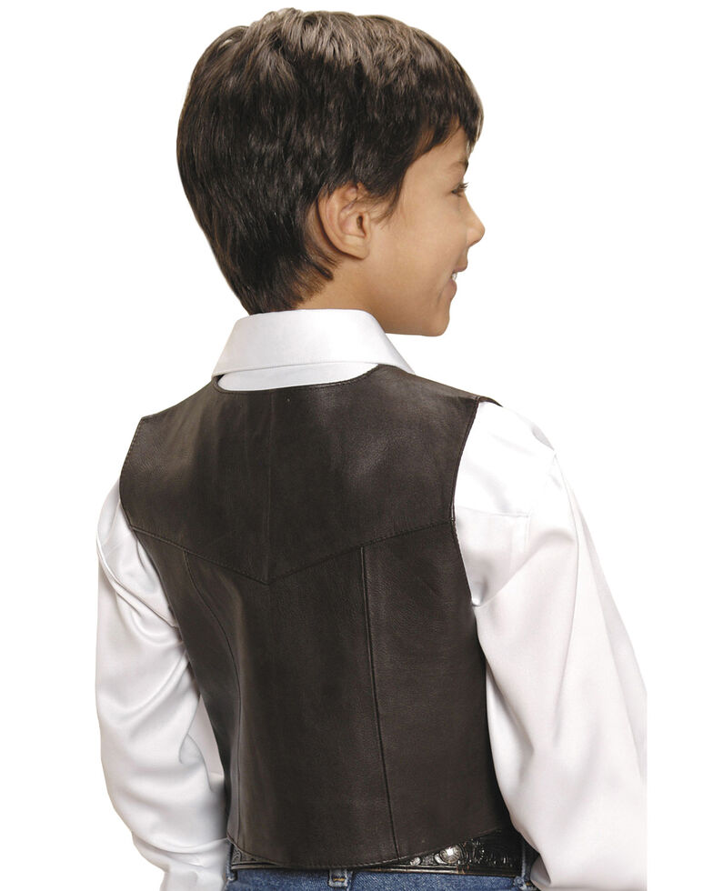 Roper Kids Lambskin Leather Vest 7 14 Sheplers