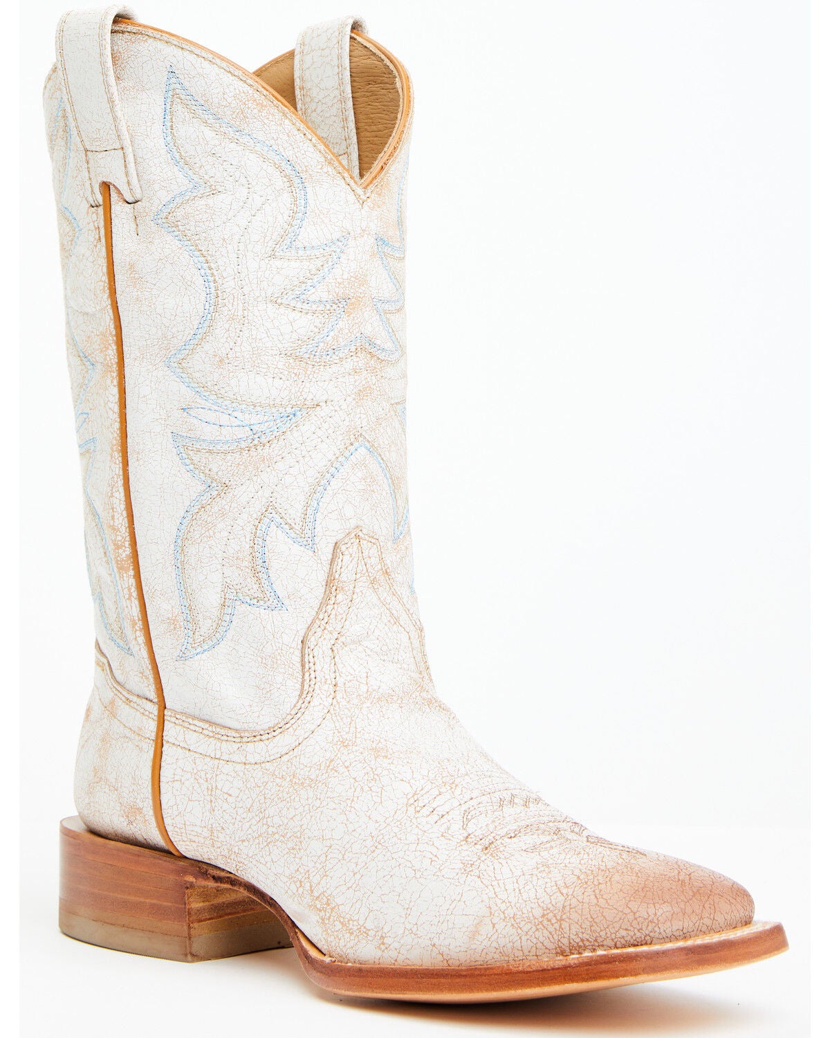 Shyanne Women's Sahara Western Boots - Broad Square Toe, Ivory, hi-res