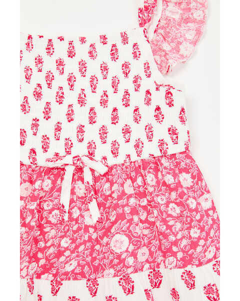 Image #2 - Sugar California Toddler Girls' Floral Print Dress , Pink, hi-res