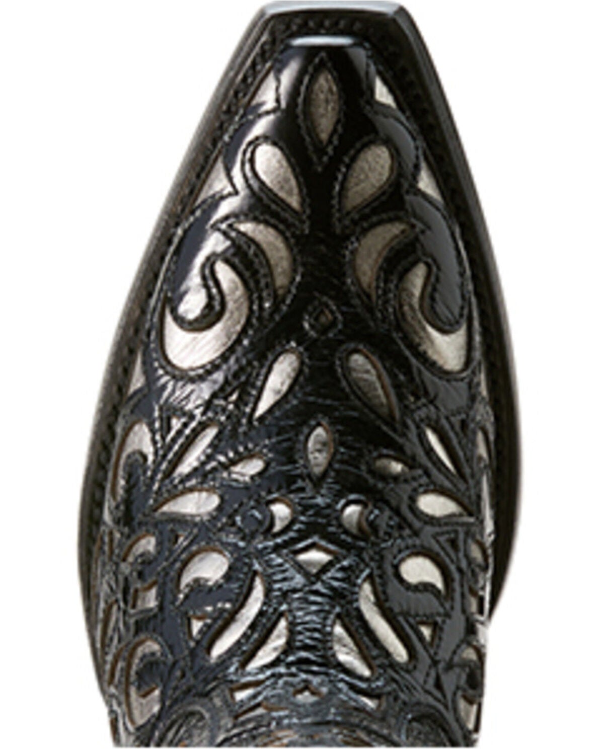 Image #4 - Ariat Women's Valentina Outlay Western Booties - Snip Toe, Black, hi-res