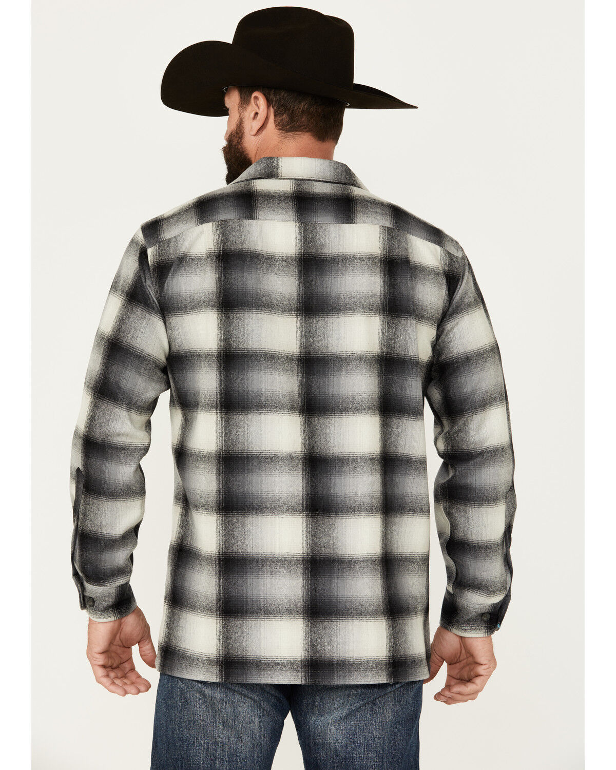 Image #4 - Pendleton Men's Plaid Print Board Shirt, Tan, hi-res