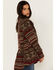 Image #2 - Outback Trading Co. Women's Southwestern Stripe Print Blaire Jacket, Red, hi-res