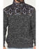 Image #3 - Hooey Men's Stevie Colorblock Southwestern Print 1/4 Snap Pullover, Black, hi-res
