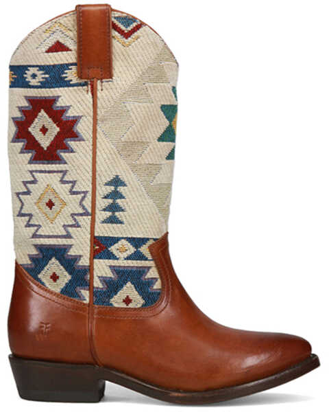 Image #2 - Frye Women's Billy Pull-On Southwestern Western Boots - Pointed Toe , , hi-res