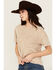 Image #2 - New In Women's Short Sleeve Pocket Tee, Taupe, hi-res