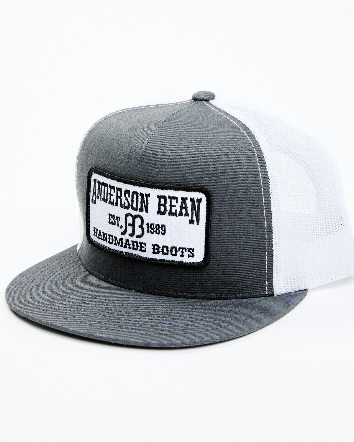 Image #1 - Red Dirt Hat Men's Anderson Bean Handmade Patch Mesh Back Cap, Charcoal, hi-res
