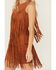Image #3 - Idyllwind Women's Garland Studded Fringe Faux Suede Sleeveless Mini Dress, Caramel, hi-res