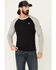 Image #2 - Rock & Roll Denim Men's FR Black Long Sleeve Work Raglan T-Shirt, Black, hi-res