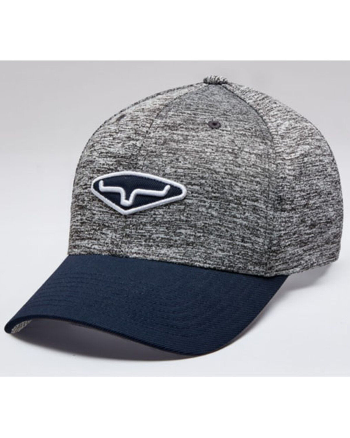 Image #1 - Kimes Ranch Men's Heather Gray Dynamite Links Logo Patch Ball Cap, Heather Grey, hi-res