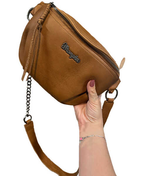Image #1 - Wrangler Women's Adjustable Belt Bag , Brown, hi-res