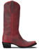 Image #2 - Lane Women's Emma Jane Tall Western Boots - Snip Toe, Ruby, hi-res