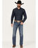 Cody James Men's Outpost Dark Wash Slim Straight Stretch Denim Jeans , Dark Medium Wash, hi-res