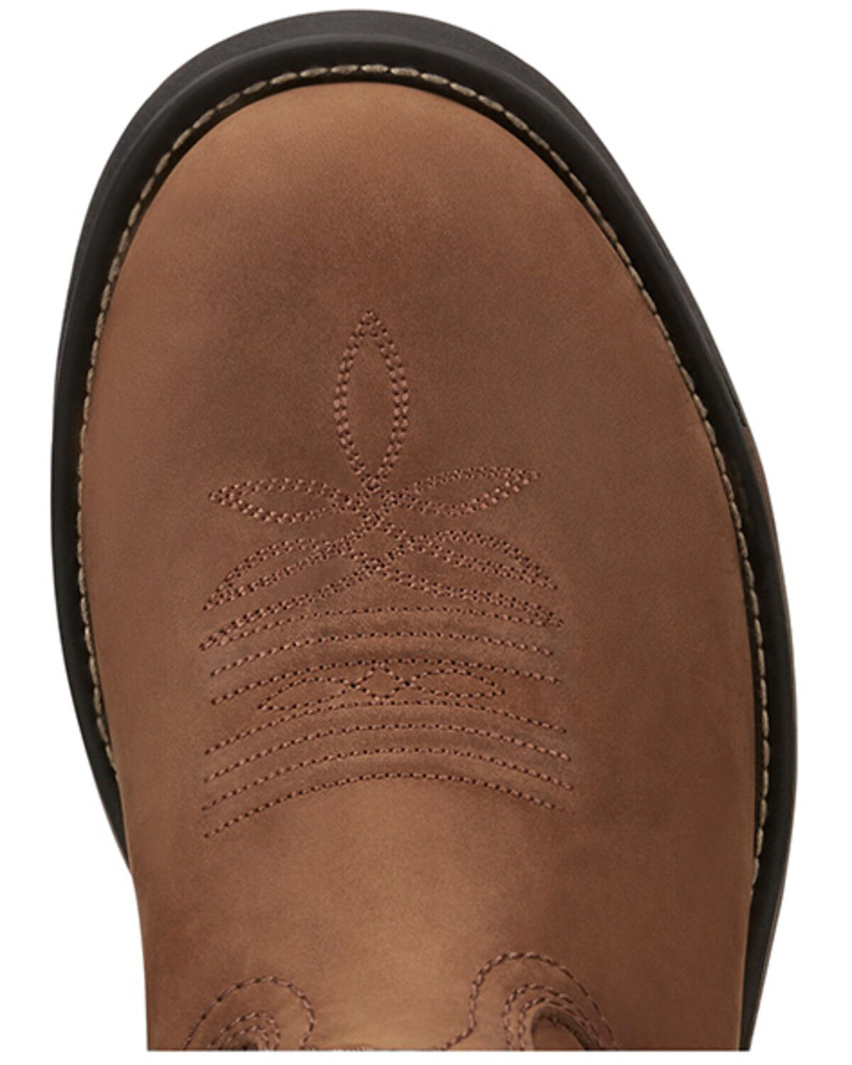 Image #6 - Tony Lama Men's Boom Saddle Cowhide Pull-On  Western Work Boots - Soft Toe, Tan, hi-res