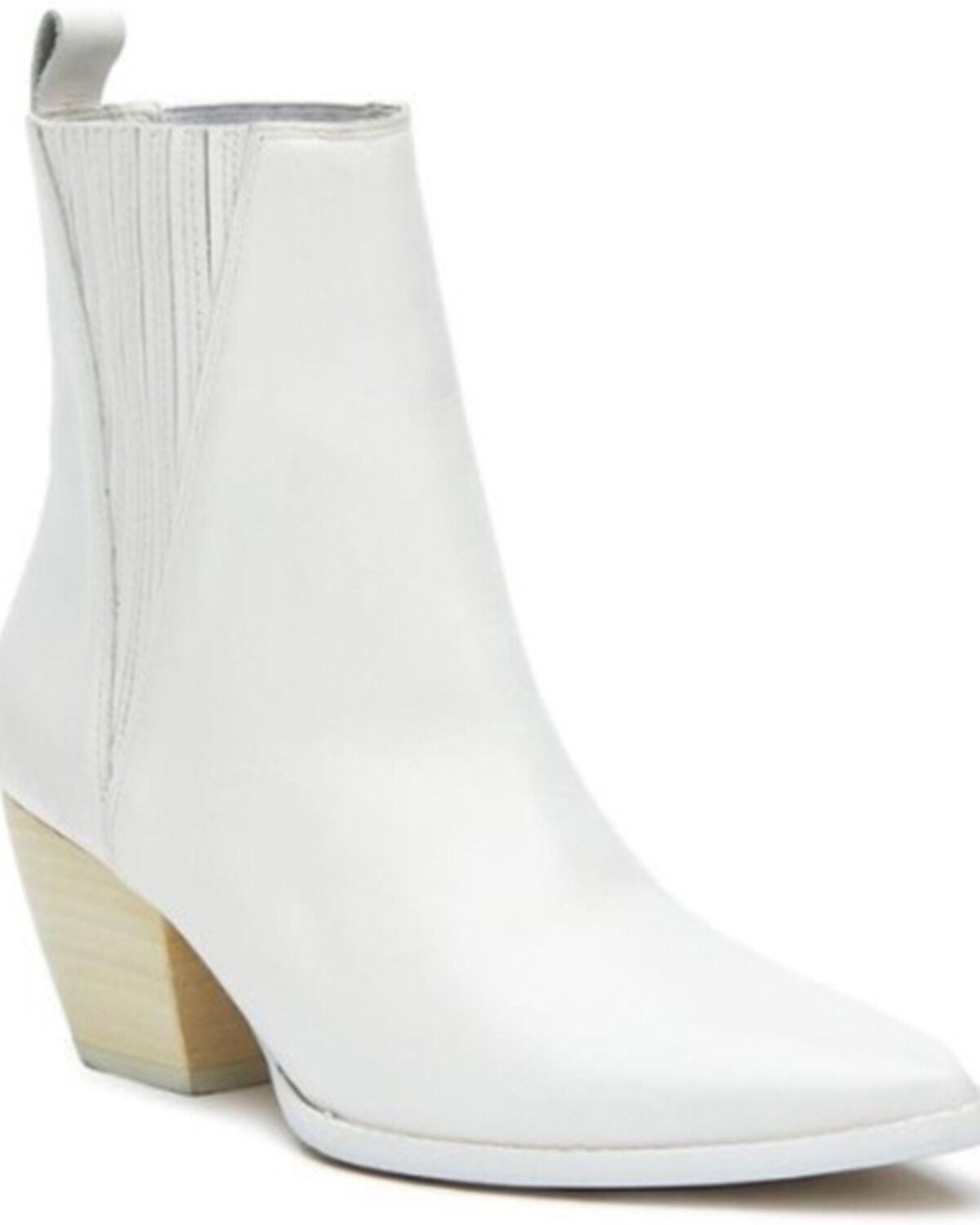 Matisse Women's Elevation Western Fashion Booties - Pointed Toe, White, hi-res