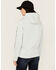 Image #4 - Carhartt Women's Relaxed Fit Midweight Logo Graphic Hoodie , Seafoam, hi-res