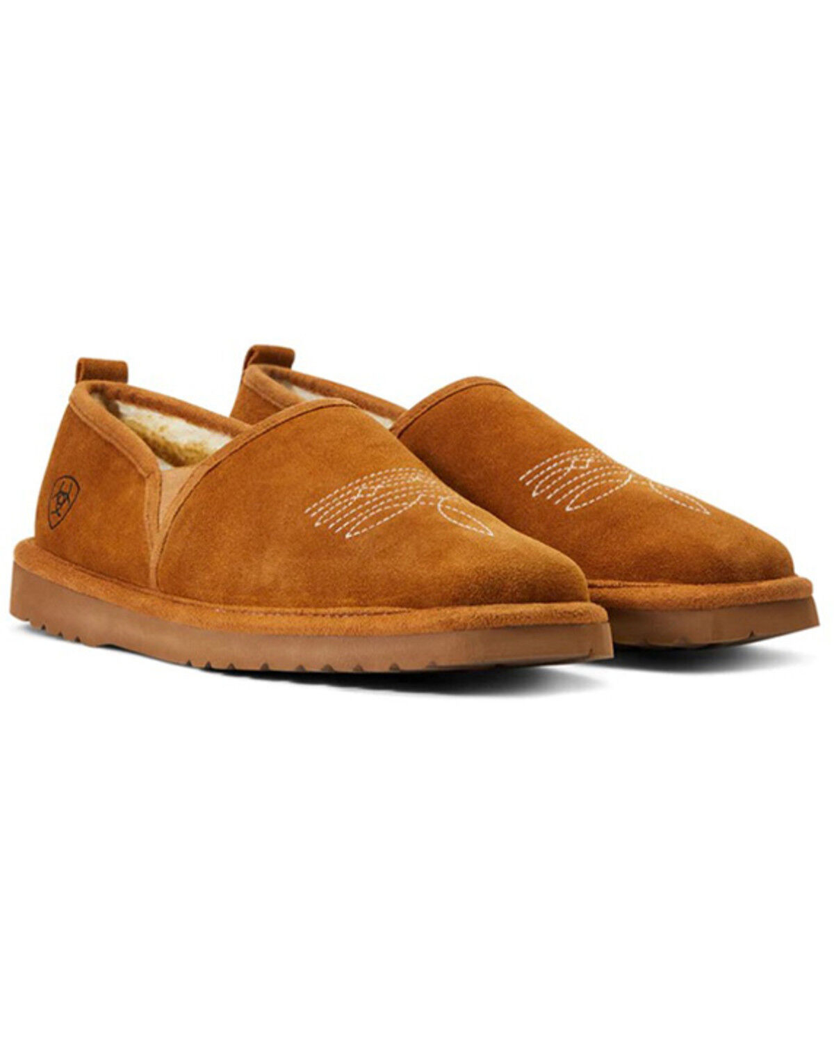 Image #1 - Ariat Men's Lasso Suede Slippers, , hi-res