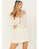 Image #2 - Ash & Violet Women's Long Sleeve Mini Dress, Cream, hi-res