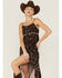 Image #1 - Cleo + Wolf Women's Dark Brown Floral Duster Dress, , hi-res