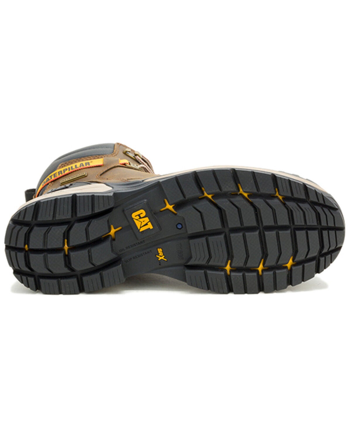 Image #5 - Caterpillar Men's Excavator Spring 6" Waterproof Work Boots - Composite Toe, Brown, hi-res