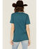 Image #4 - Ariat Women's' Brands Sketchpad Short Sleeve Graphic Tee, Blue, hi-res