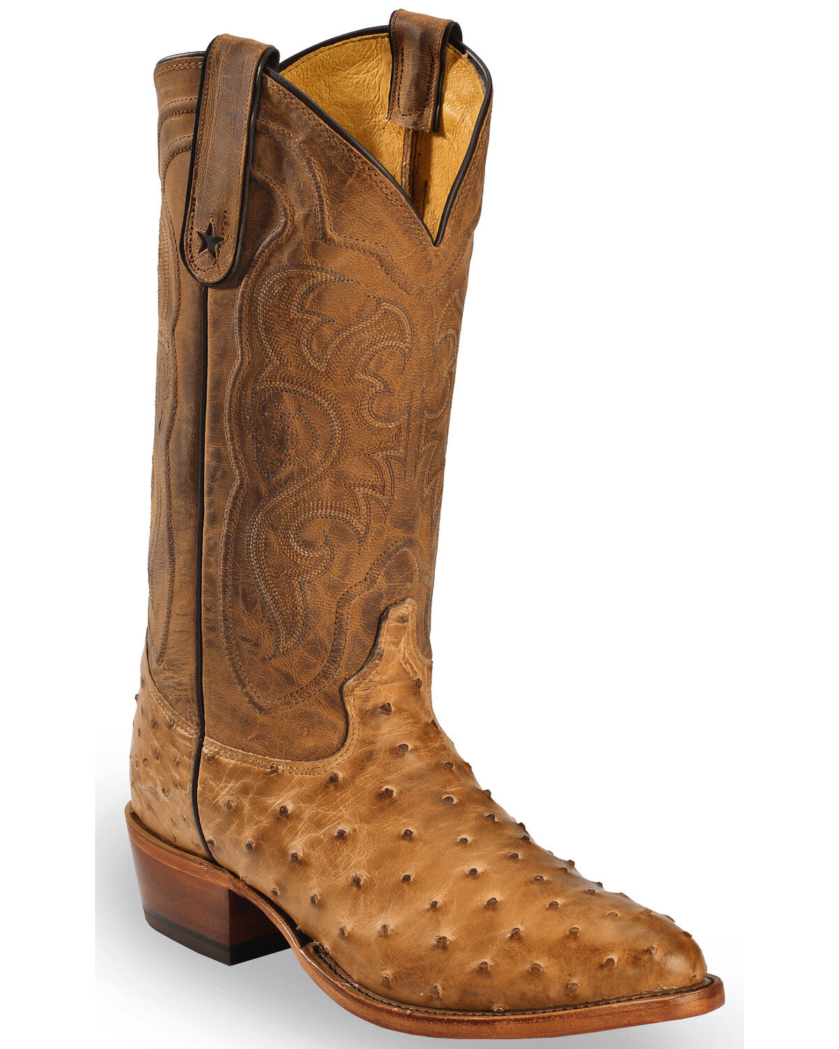 ostrich western boots