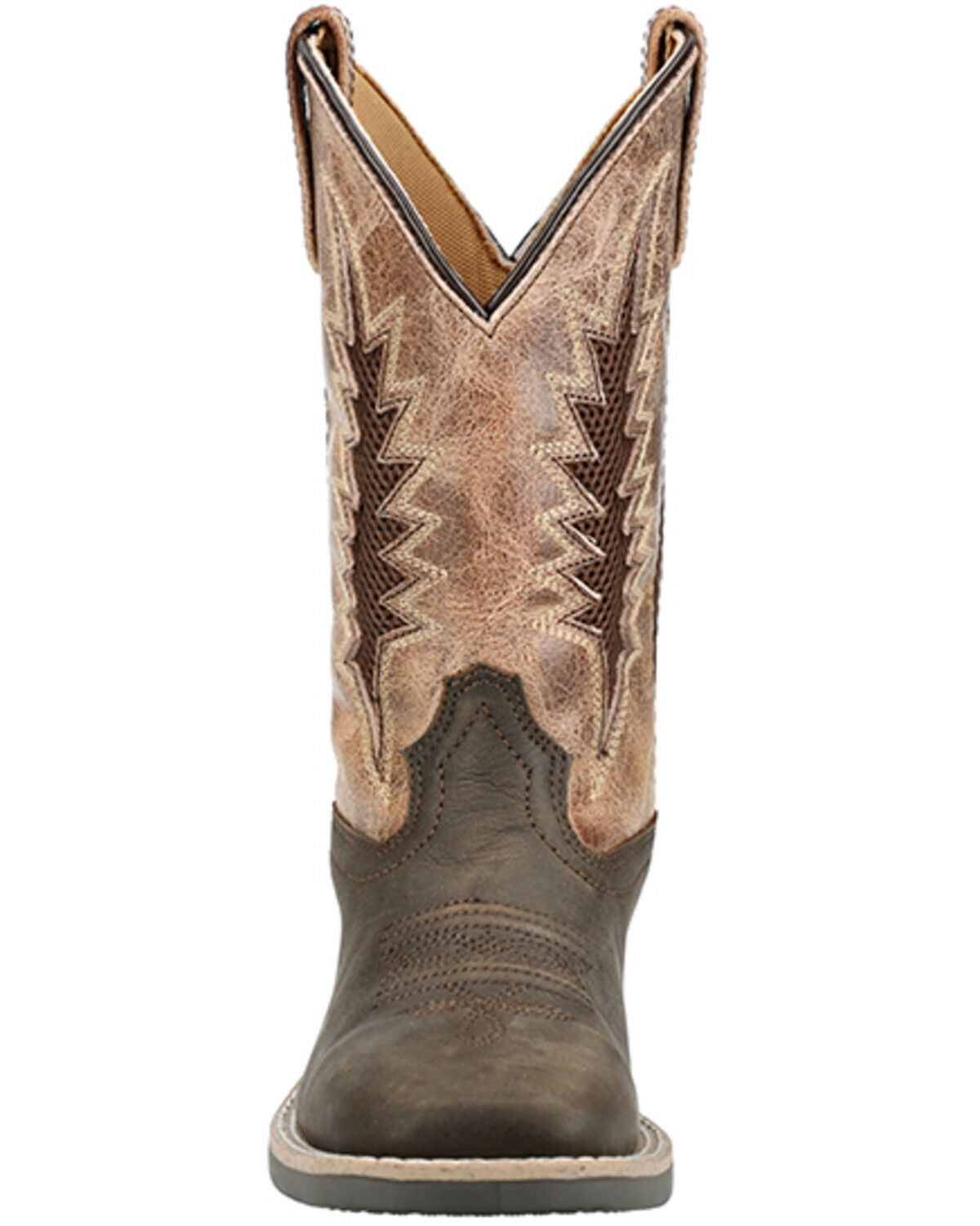 Image #4 - Smoky Mountain Boys' Desperado Western Boots - Broad, Dark Brown, hi-res