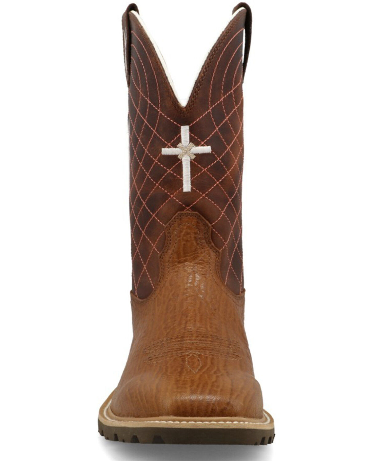 Image #4 - Twisted X Men's 11" Tech X™ Performance Western Boots - Broad Square Toe, Brown, hi-res