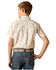 Image #3 - Ariat Boys' Classic Cowboy Short Sleeve Button-Down Western Shirt , Tan, hi-res