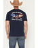 Image #4 - Smith & Wesson Men's Stars And Stripes Short Sleeve Graphic T-Shirt, Black, hi-res