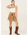 Image #1 - Z&L Women's Floral Tiered Mini Skirt, , hi-res