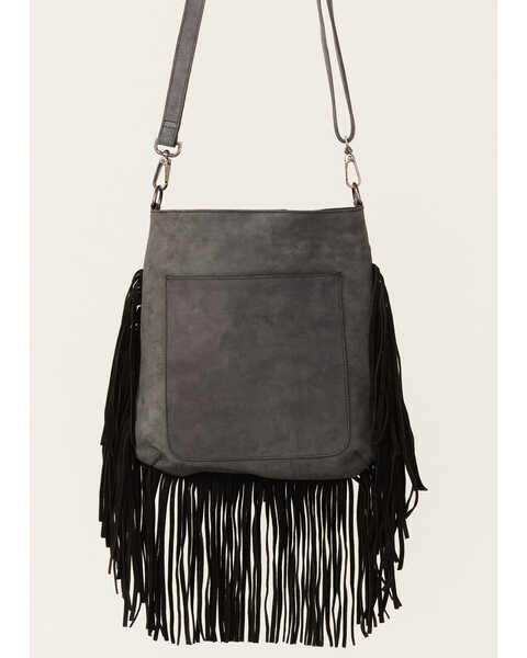 Idyllwind Women's Cosmic Cowgirl Fringe Handbag, Cream/black, hi-res