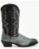 Laredo Men's Lizard Print Wingtip Western Boots - Pointed Toe, Grey, hi-res